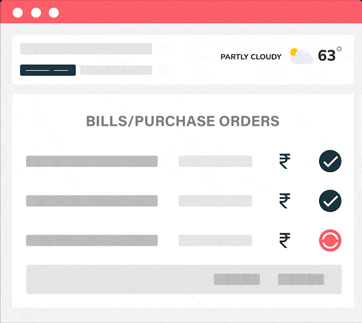 Bills and Purchase Orders