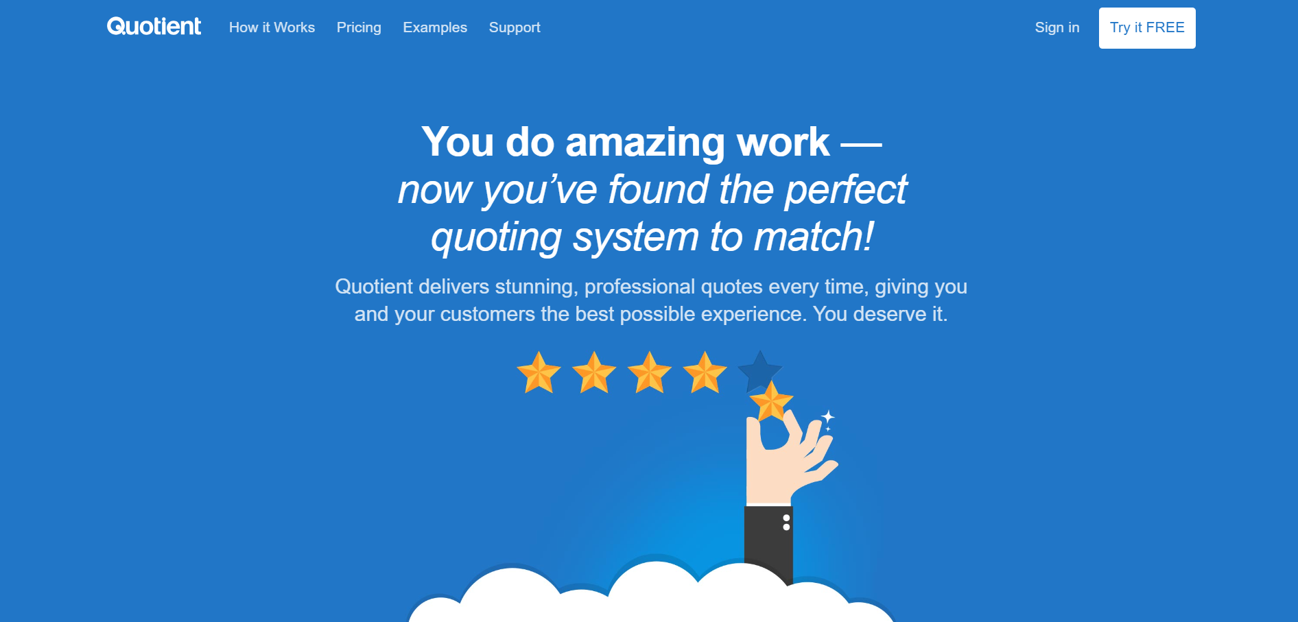 Quotient: Quotation maker tool