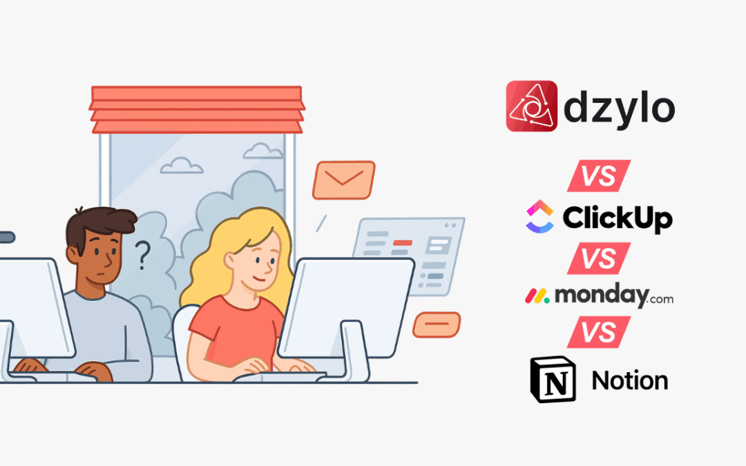 Dzylo vs. ClickUp vs. Notion vs. Monday.com: Which Project Management Tool Suits Interior Design & Construction Firms?