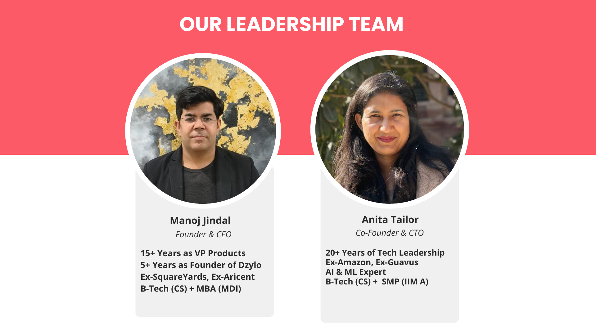 Dzylo Leadership Team Dzylo Leadership Team